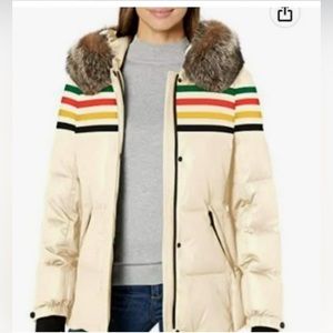 Pendleton Glacier Stripe Puffer Jacket